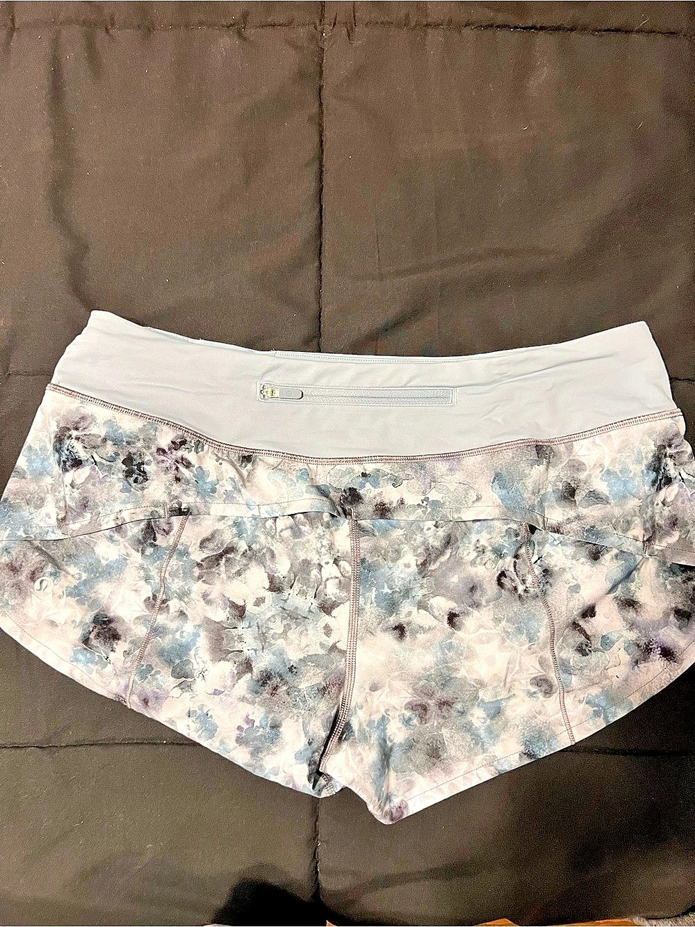 lululemon Speed Up Mid-Rise Lined Short 4" Shorts 4" Blue & Pink